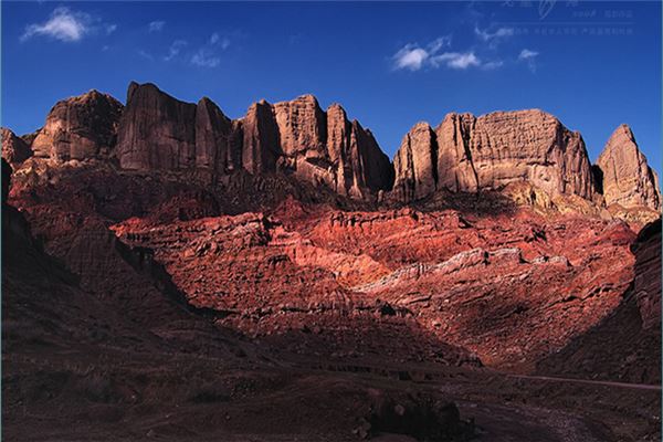 硫磺沟雅丹地貌