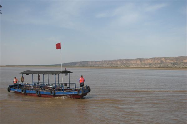 夏阳黄河古渡