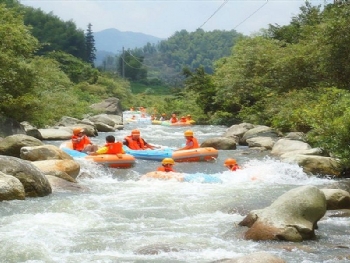 热水河漂流